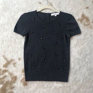 LOFT | Embellished Knit Top